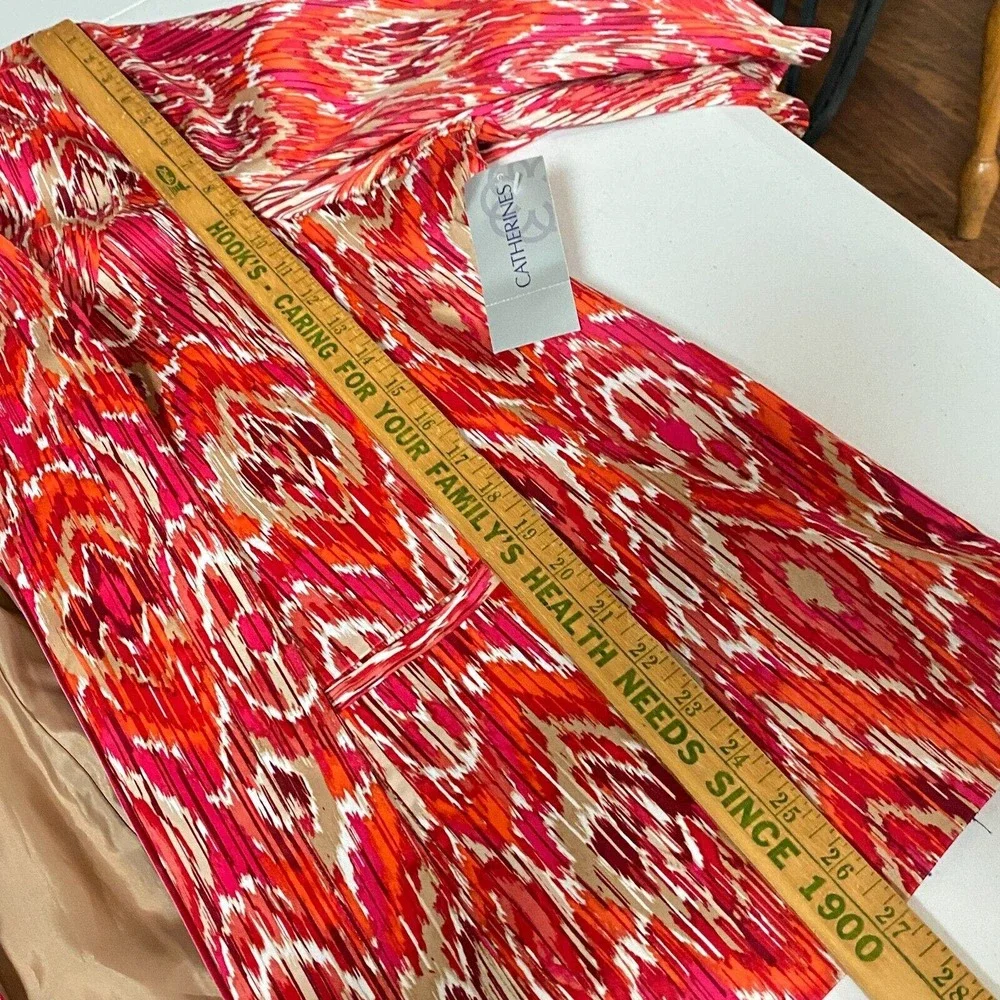 Maggie Barnes for Catherines Open Blazers Women Plus Sz 3x‎ Abstract Print